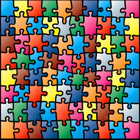 Jigsaw Puzzle Background By Fixer00 Graphicriver