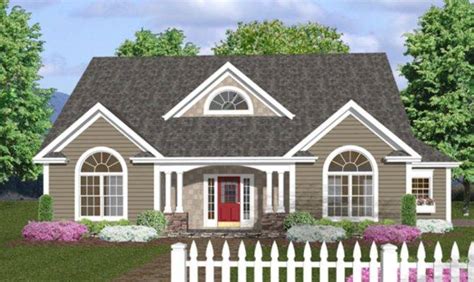 One Story House Plans Front Porches Jhmrad 123266
