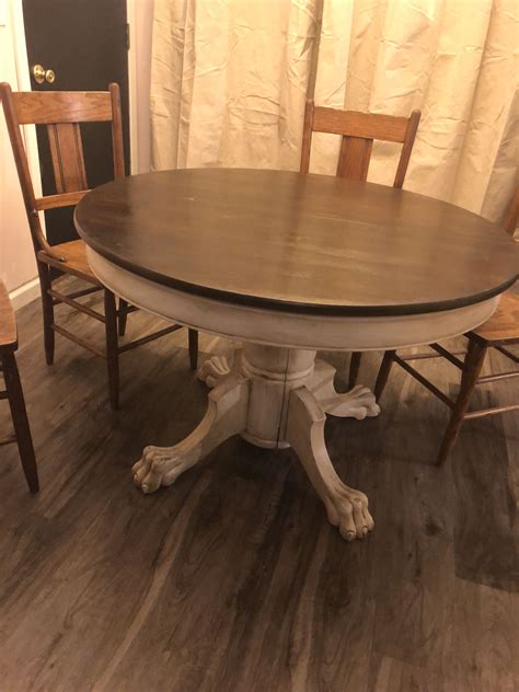 Pin By Deedra Allen On Me And Michele Dining Table Makeover Round