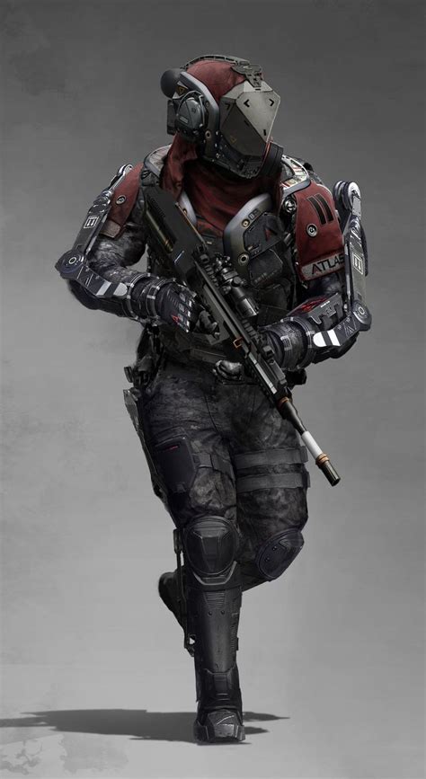 Artstation Atlas Elite Alex Jessup In 2022 Cyborgs Soldier Sci Fi