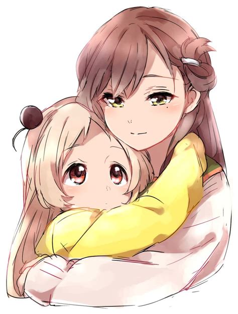 Anime Mother And Child Hug