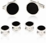 Pictures of Silver Cufflinks And Studs