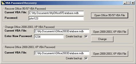 Vba Password Recovery 10 Review And Download