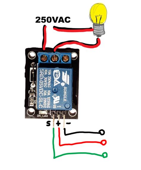 As previously described we will use a 5v adapter as a separate power supply for the electromagnet connected to the jdvcc and the ground pin. Relay | MySensors - Create your own Connected Home Experience