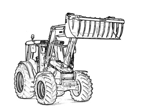 Tractor Coloring Pages for Boys  Coloring books, Tractor coloring