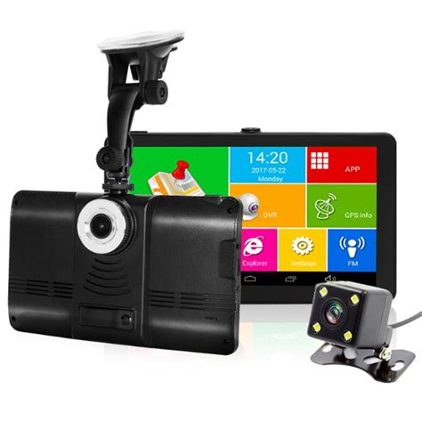 Buy 7 Android Car Gps Navigator Dvr Camera Car