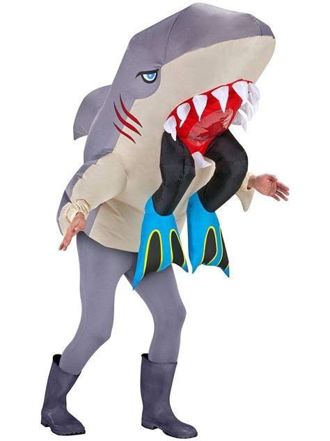 funny shark costume mew comedy