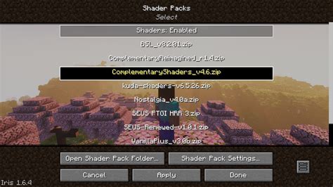 How To Use Shaders In Minecraft 1 20 Update