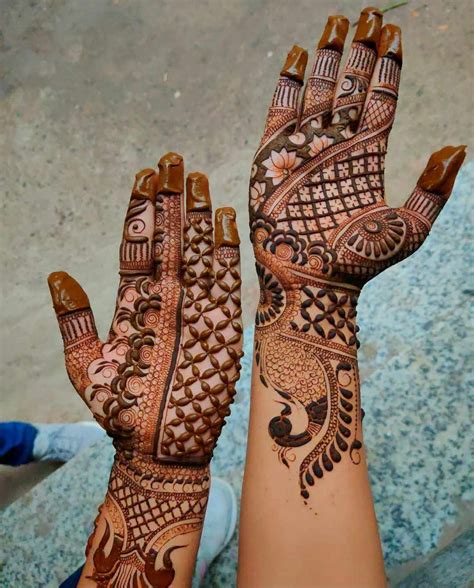 Palm Mehndi Design For Brides Both Hands Gorgeously Flawed