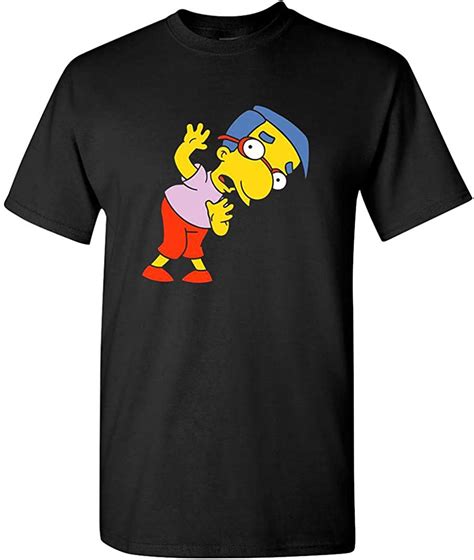 Simpson Bart Friend Milhouse Van Houten T Shirt Customized