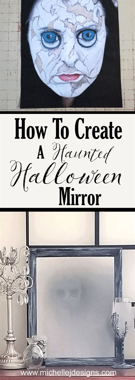 How To Create An Eerie Haunted Halloween Mirror