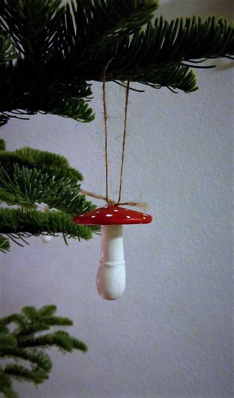 Red Mushroom Amanita Muscaria Christmas Tree Ornament Etsy