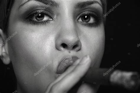Elegant Smoking Woman Stock Photo By ©egorrr 2724830