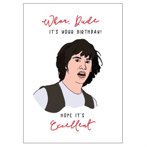 Buy Keanu Reeves Birthday Card Sanity