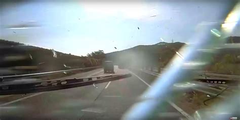 Horror Crash On Japanese Highway Sees Car Literally Fly Into Bus