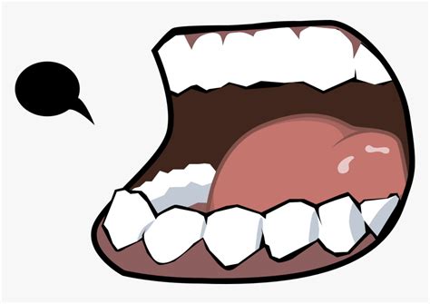 Angry Mouth Png Cartoon Mouth Transparent Png Kindpng