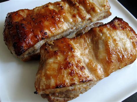 Roasted Pork Belly Marinated In Spare Rib Marinade Hirokos Recipes