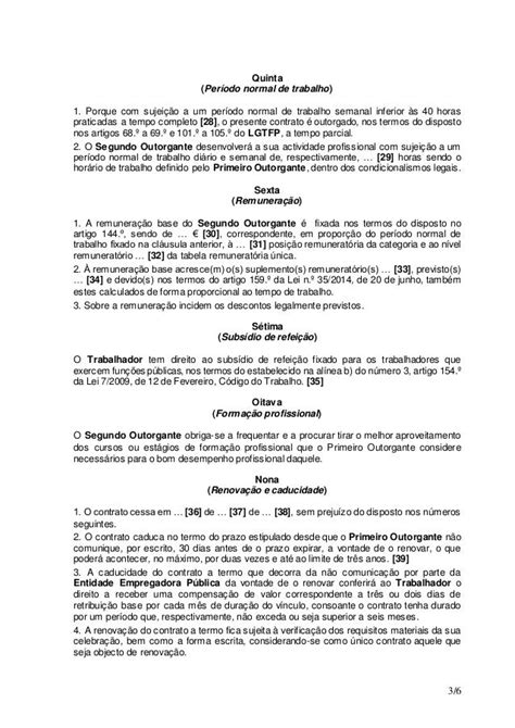 Exemplo De Contrato De Trabalho A Termo Certo Novo Exemplo