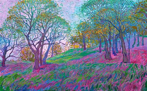 Enchanted Forest Contemporary Impressionism Paintings By Erin Hanson