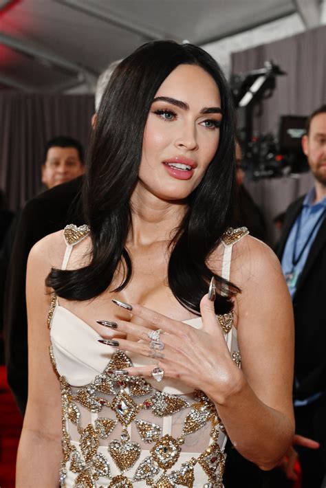 Megan Fox Was Giving Goth Glam Bride At The 2023 Grammys Glamour
