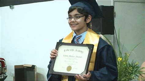 10 Year Old Genius Graduates High School Abc News