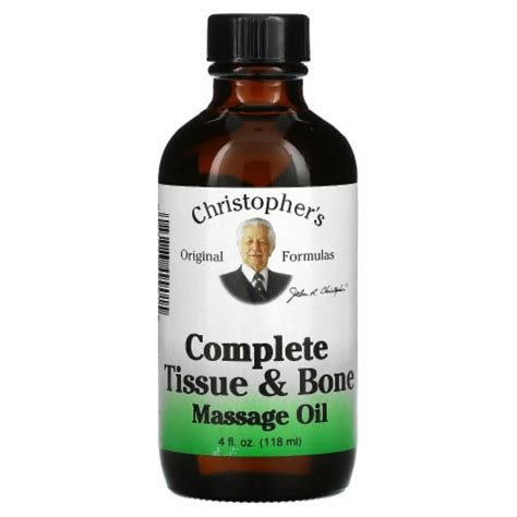 Christophers Original Formulas Complete Tissue And Bone Massage Oil 4 Fl Oz 118 Ml 4 Fl Oz