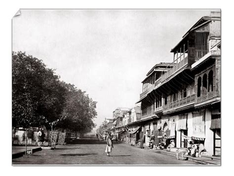 Print Of C 1870s India The Principal Street In Delhi Large Picture