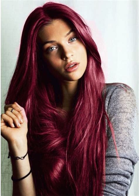 Raspberry Hair Hair Color Plum Shades Of Red Hair Magenta Hair