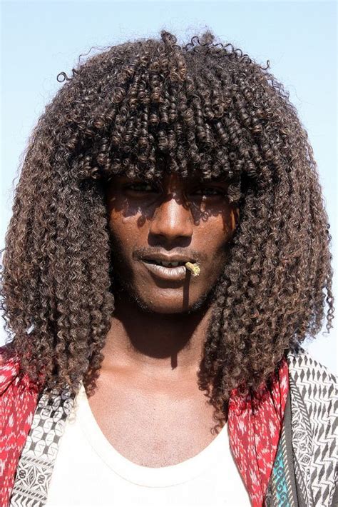 An Afar Man In Rural Ethiopia 683x1084 Long Hair Styles Men