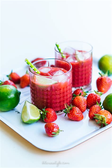 Strawberry Watermelon Slush With White Rum Klara S Life