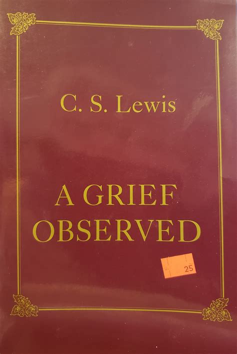 Book Review A Grief Observed David A Todd
