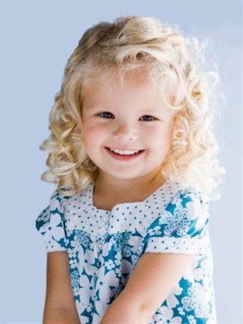 30 Best Curly Hairstyles For Kids Fave Hairstyles Little Girl
