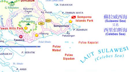Peta Daerah Tawau