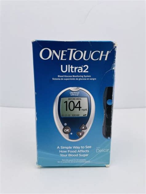 Onetouch One Touch Ultra 2 Ultra2 Diabetic Blood Glucose Meter