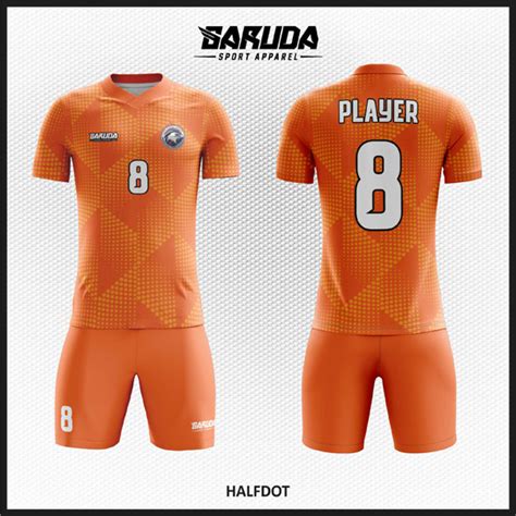 Desain jersey basket polos via rumahdesainminimalis.com. Desain Kaos Bola Futsal 91 - Orange Carving | Garuda Print ...