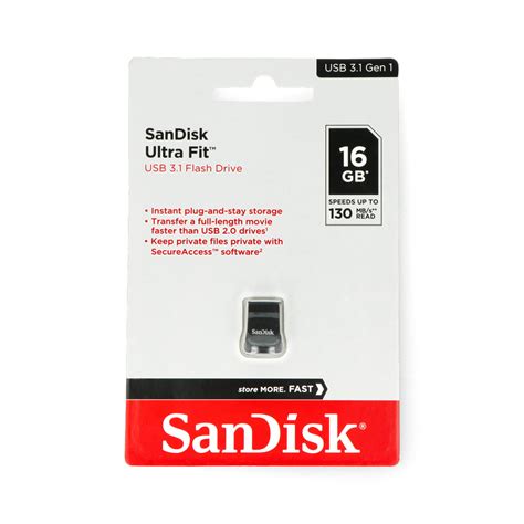 Sandisk Ultra Fit Memory Usb 31 Pendrive 16gb Botland Robotic Shop
