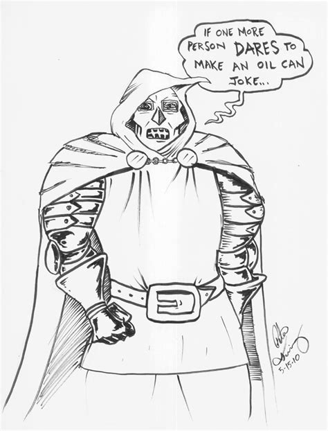 Dr Doom By P Timony In Trish Os Others Comic Art Gallery Room