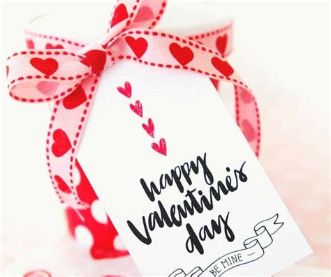 Find the last minute valentine's day gift that will make your loved one smile! Happy Valentine's Day Gift Tags | Skip To My Lou