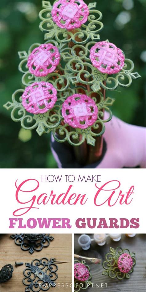 How To Make Garden Art Flower Hose Guards Empress Of Dirt