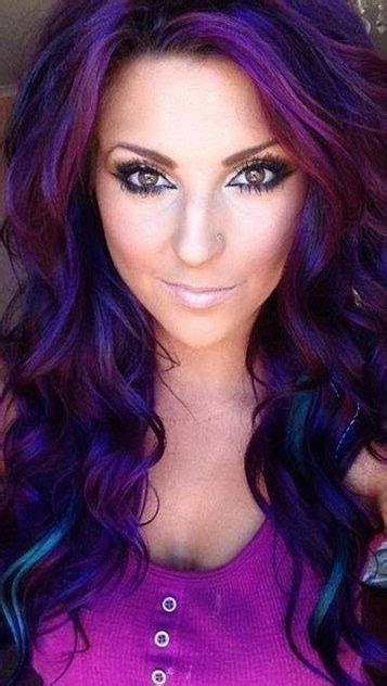 Going for a darker hue like this one is a good way to experiment with colorful hair without totally. 29 Dark Purple Hair Colour Ideas to Suit any Taste in 2019 ...