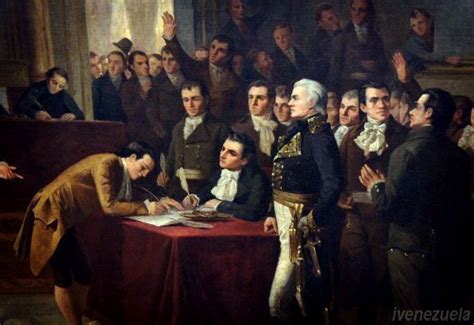Que se celebra el 19 de julio en venezuela. 5 de julio de 1811 | Firma del Acta de la Independencia