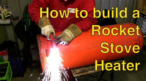 How to make a mini rocket stove. Rocket Stove Heater Build - YouTube