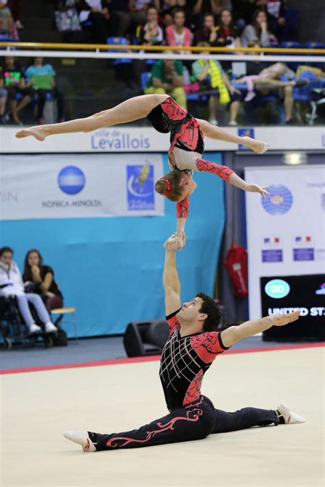 Mixed Pair Acrobatic Gymnastics Gymnastics Acro Gymnastics