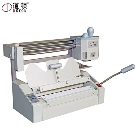 Dc A Desktop Perfect Binder Glue Book Binder Hot Melt Glue Binding Machine Perfect Binding