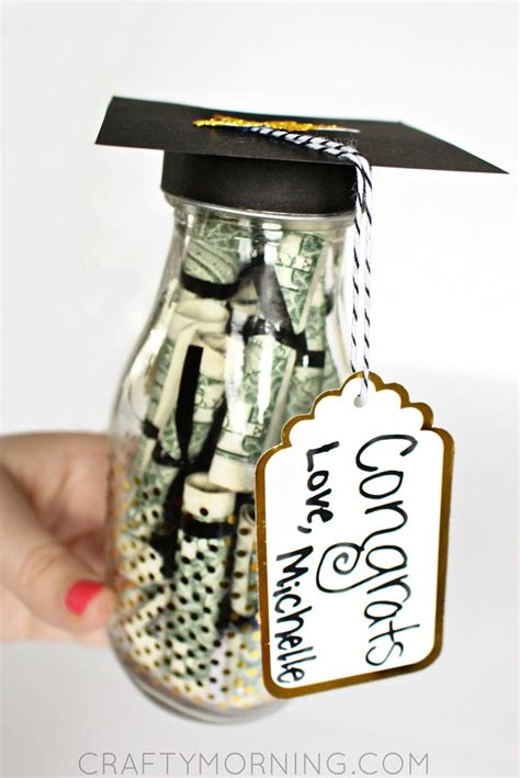 Turn dollar bill into graduation caps. 25 Fun & Unique Graduation Gifts - Fun-Squared