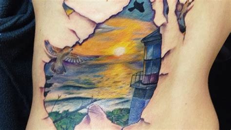 The Latest Tattoo Trend Crazy Realistic 3 D Ink