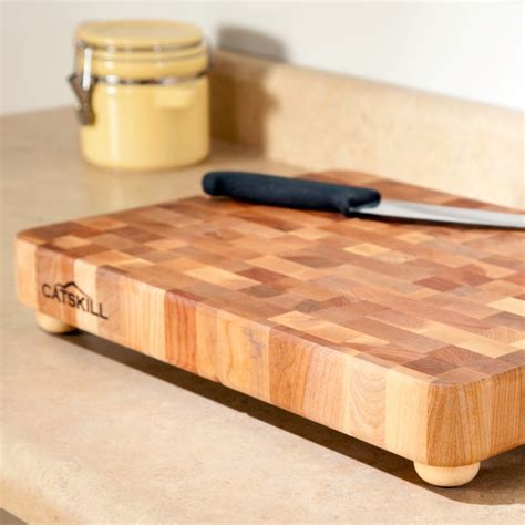 Cedar Edge Grain Butcher Block Cutting Board X X Inches Reversible Kitchen Tools