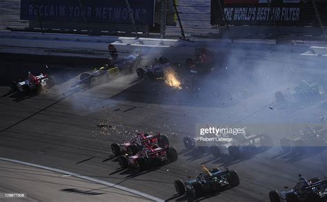 Image 5 In A Sequence Of 47 Images Of The Crash In Which Dan Wheldon