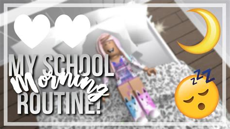 My School Morning Routine Roblox Youtube