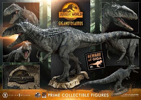 Jurassic World Dominion Giganotosaurus Statue 48cm Figurines Prime 1